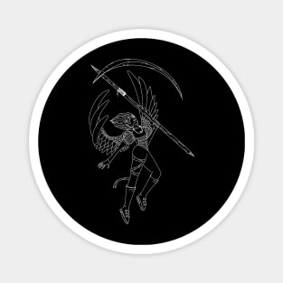 Space Angel of Death Monochrome Magnet